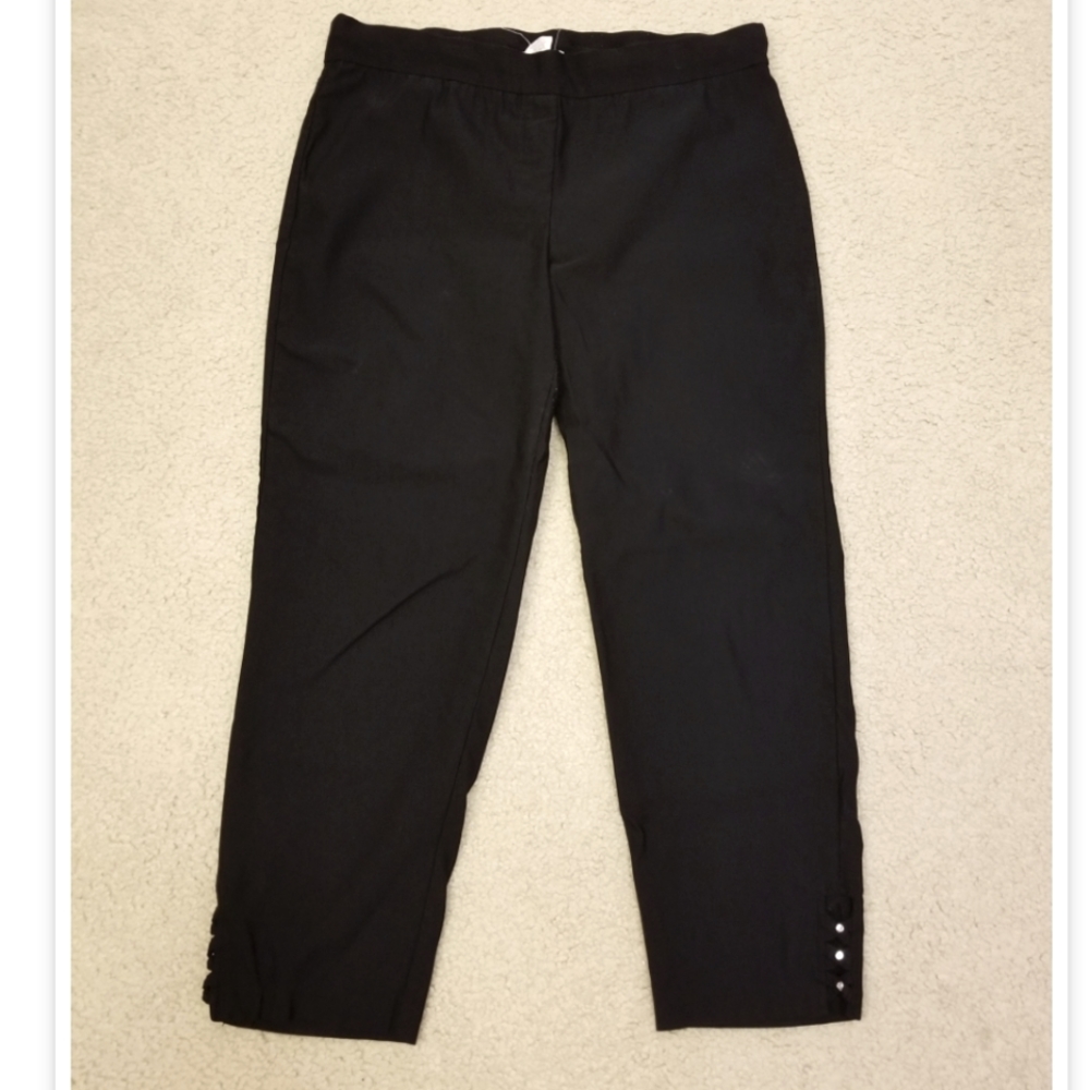 Dressy Black Capri Pants